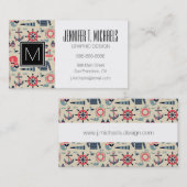 Meereslebensmuster Visitenkarte (Vorne/Hinten)