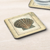 Meereslebewesen an der Küste Getränkeuntersetzer (Linke Seite)