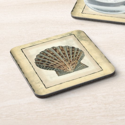 Meereslebewesen an der Küste Getränkeuntersetzer (Linke Seite)