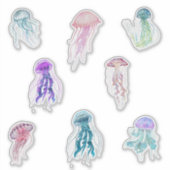 Meereslebewesen Aufkleber (Vorderseite)