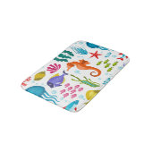 Meereslebewesen Badematte (Schrägansicht)