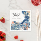 Meereslebewesen des Ozeans Serviette (Beispiel)