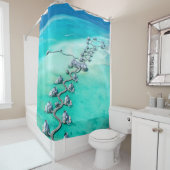 Meereslebewesen Duschvorhang (Beispiel)