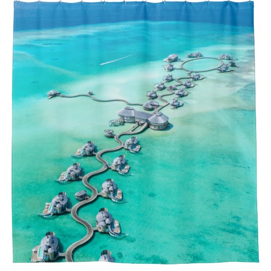 Meereslebewesen Duschvorhang (Vorderseite)