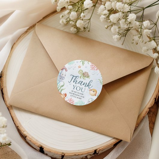 Meereslebewesen Favor Tags Geschenkanhänger