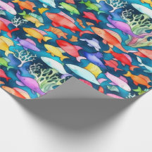 Meereslebewesen Fischkorallen Sommervibes Packpapi