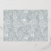 Meereslebewesen - Foto Folien Feiertagskarte (Rückseite)