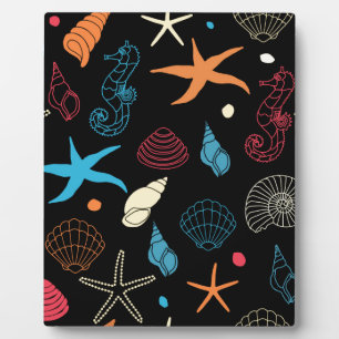 Meereslebewesen Fotoplatte