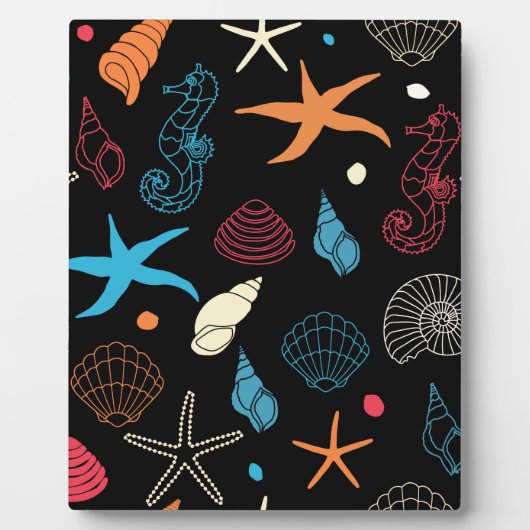 Meereslebewesen Fotoplatte (Vorderseite)