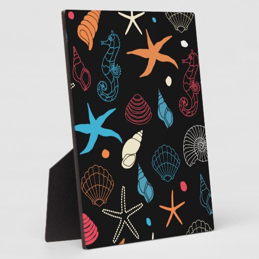 Meereslebewesen Fotoplatte (Seite)