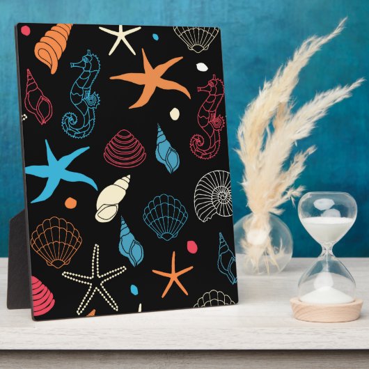 Meereslebewesen Fotoplatte (Seite)