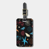 Meereslebewesen Gepäckanhänger (Vorderseite vertikal)