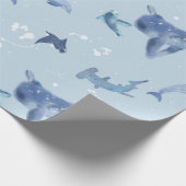 Meereslebewesen Geschenkpapier (Ecke)