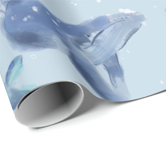 Meereslebewesen Geschenkpapier (Rolleneckpunkt)