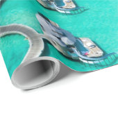 Meereslebewesen Geschenkpapier (Rolleneckpunkt)