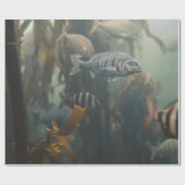 Meereslebewesen Geschenkpapier (Flach)