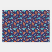 Meereslebewesen Geschenkpapier Set (Vorderseite 2)