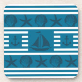 Meereslebewesen Getränkeuntersetzer (Vorderseite)