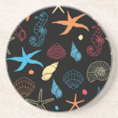 Meereslebewesen Getränkeuntersetzer (Vorne)