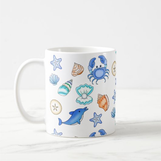 Meereslebewesen Kaffeetasse (Links)