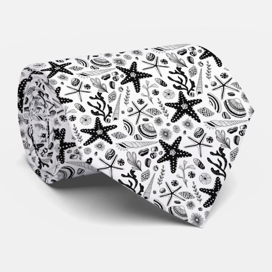 Meereslebewesen Krawatte (Gerollt)