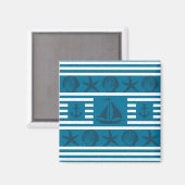 Meereslebewesen Magnet (Vorderseite/Rückseite)