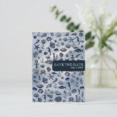 Meereslebewesen Muscheln SAVE THE DATE Ankündigungspostkarte (Stehend Vorderseite)