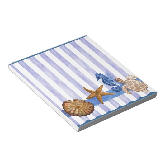 Meereslebewesen Notizblock (angewinkelt)