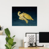 Meereslebewesen - Oktopus Poster (Heimbüro)