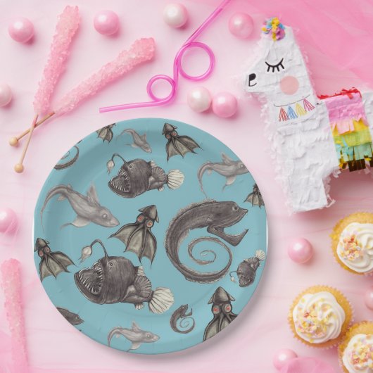 Meereslebewesen Pappteller (Party)
