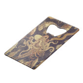 Meereslebewesen, Pompeji-Mosaik Geldbeutel Flaschenöffner (Rückseite Schrägansicht)