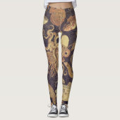 Meereslebewesen, Pompeji-Mosaik Leggings (Vorderseite)