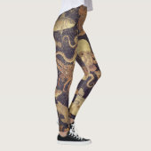 Meereslebewesen, Pompeji-Mosaik Leggings (Rechts)