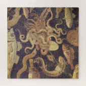 Meereslebewesen, Pompeji-Mosaik Puzzle (Horizontal)