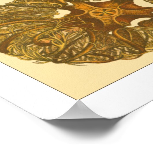 Meereslebewesen Poster (Ecke)