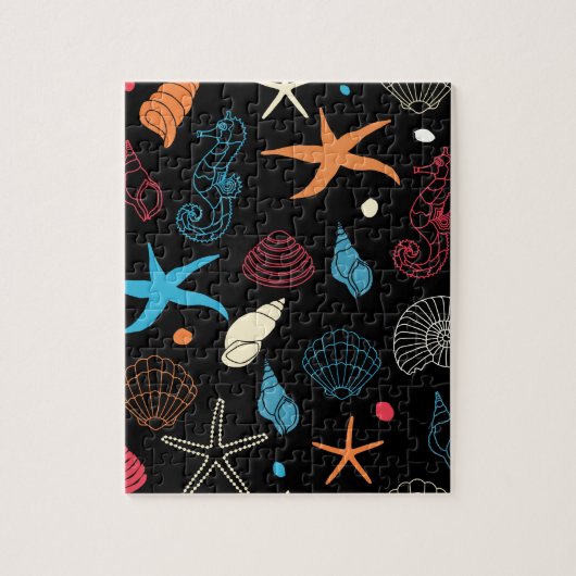 Meereslebewesen Puzzle (Vertikal)