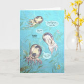 Meereslebewesen Quallenfischförderung Karte (Gelbe Blume)