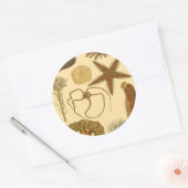 Meereslebewesen Runder Aufkleber (Umschlag)