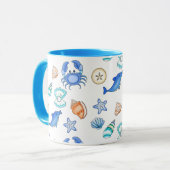 Meereslebewesen Tasse (Vorderseite Links)