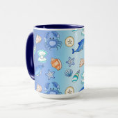 Meereslebewesen Tasse (Vorderseite Links)
