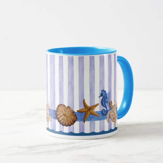 Meereslebewesen Tasse (VorderseiteRechts)