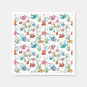 Meereslebewesen - thematische Servietten, unter de Serviette (Vorderseite)