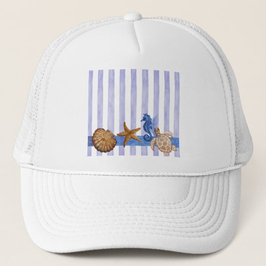 Meereslebewesen Truckerkappe (Vorderseite)