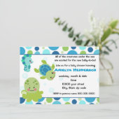 Meereslebewesen unter der Einladung (Stehend Vorderseite)