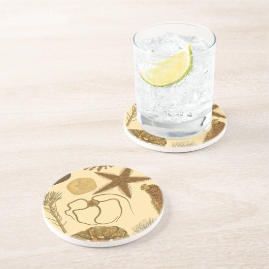 Meereslebewesen Untersetzer (Seite)