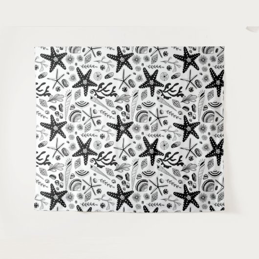 Meereslebewesen Wandteppich (Vorderseite (Horizontal))