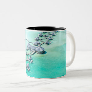 Meereslebewesen Zweifarbige Tasse