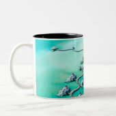 Meereslebewesen Zweifarbige Tasse (Links)