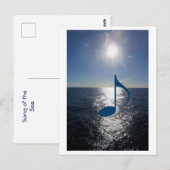 Meereslied Postkarte (Vorne/Hinten)