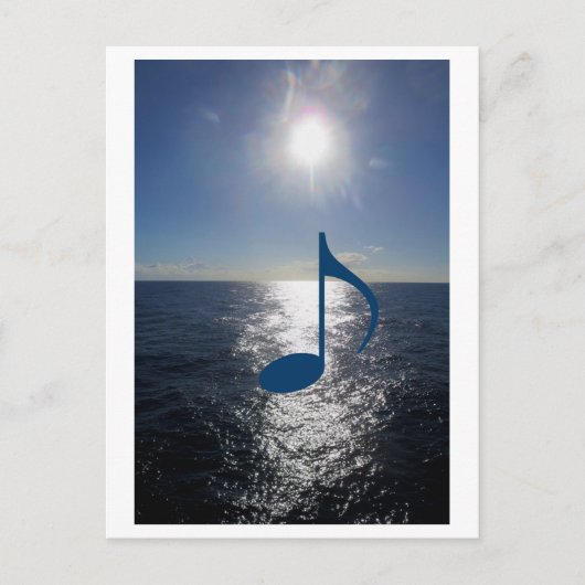 Meereslied Postkarte (Vorderseite)